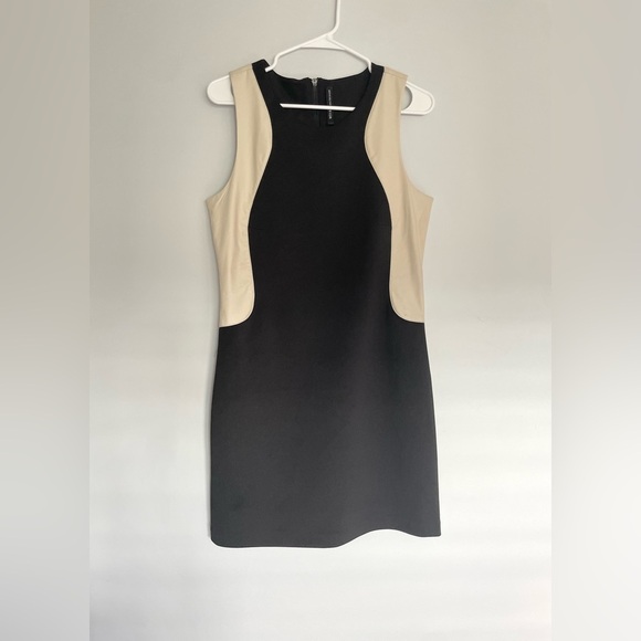 W118 Walter Baker Colour Block Sleeveless Sheath Dress - Picture 2 of 7